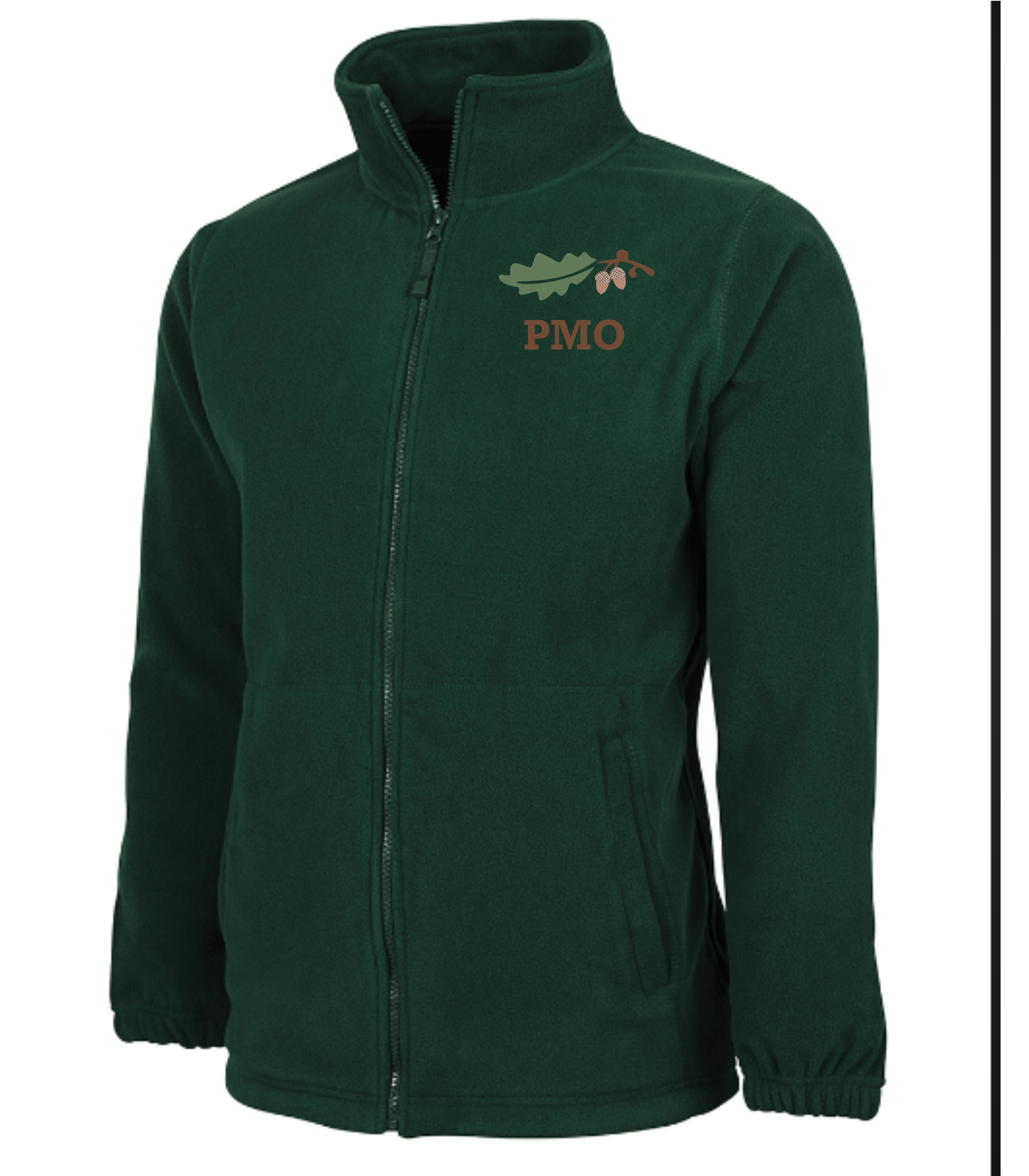 Full Zip No Hood Forest LC embroider