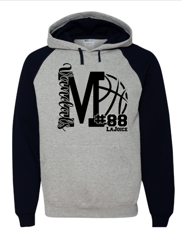 Custom Vandals Basketball Spirit Wear (Hoodie)