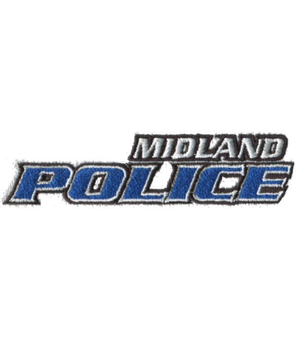 Left Chest Midland Police Full Zip Hoodie (Embroidered) - More Colors Available - Image 7