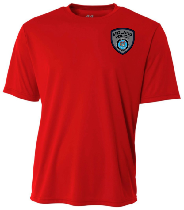 Midland Left Chest Badge Performance Short Sleeve T-shirt (Printed) - More Colors Available - Image 2