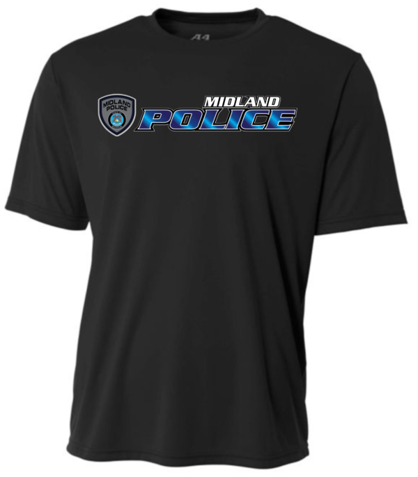 Midland Police Logo Performance Short Sleeve T-shirt (Printed) - More Colors Available - Image 6