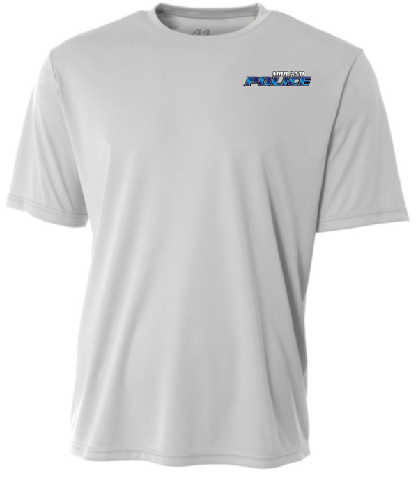 Left Chest Midland Police Performance Short Sleeve T-shirt (Printed) - More Colors Available - Image 5