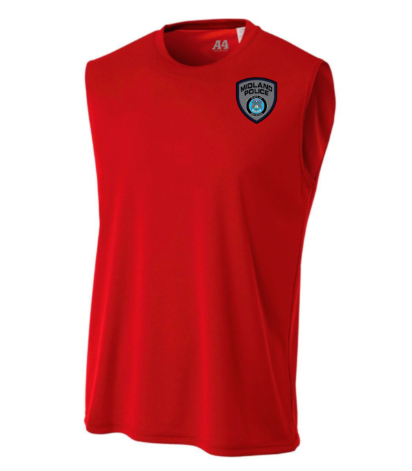 Midland Left Chest Badge Performance Muscle-shirt (Printed) - More Colors Available - Image 2