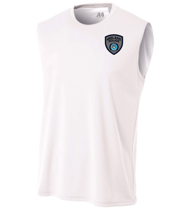 Midland Left Chest Badge Performance Muscle-shirt (Printed) - More Colors Available - Image 3