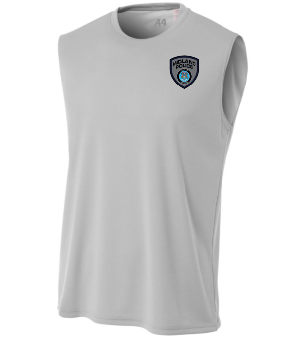 Midland Left Chest Badge Performance Muscle-shirt (Printed) - More Colors Available