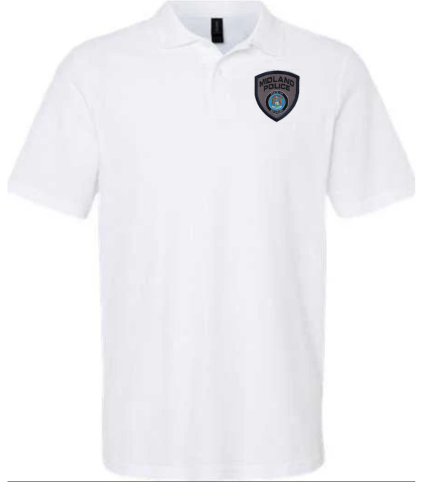 Midland Left Chest Badge Cotton Polo (Embroidered) - More Colors Available - Image 3