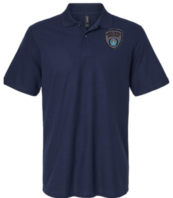 Midland Left Chest Badge Cotton Polo (Embroidered) - More Colors Available - Image 4