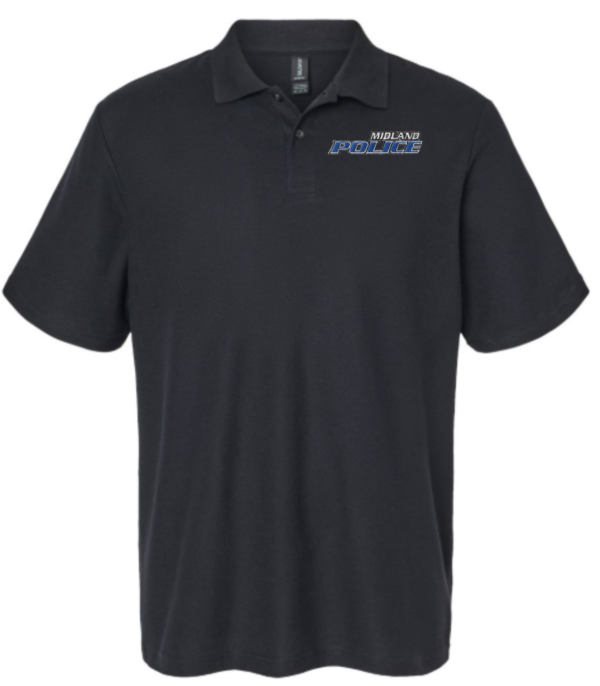 Left Chest Midland Police Cotton Polo (Embroidered) - More Colors Available