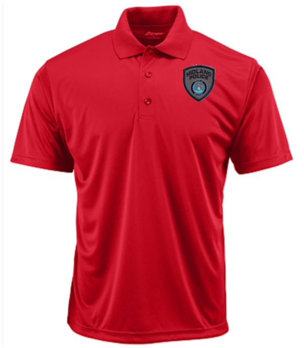 Midland Left Chest Badge Performance Polo (Embroidered) - More Colors Available - Image 2