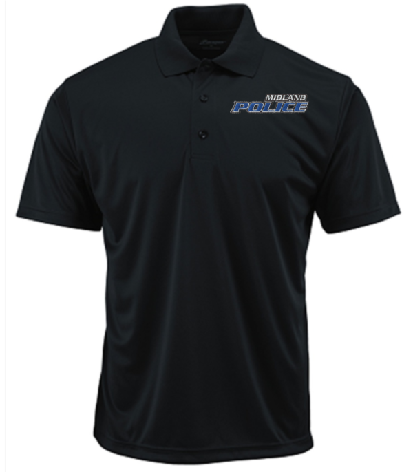 Left Chest Midland Police Performance Polo (Embroidered) - More Colors Available - Image 6