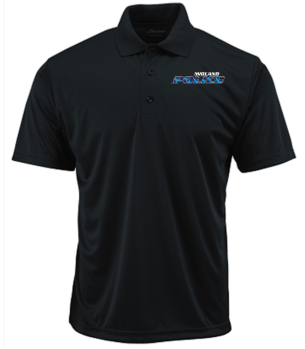 Left Chest Midland Police Performance Polo (Printed) - More Colors Available - Image 6