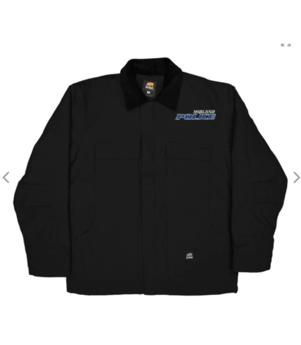 Midland Police Outdoor Coat - No Hood (Embroidered)