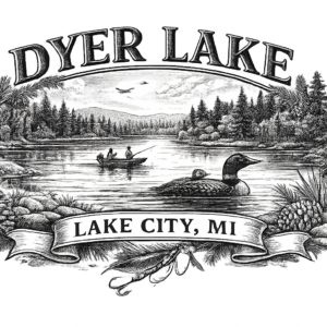Dyer Lake - Loon Design Crew Sweatshirt (Printed) - More Colors Available