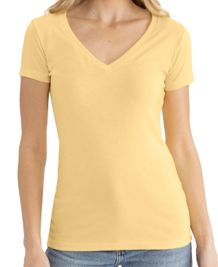 Dyer Lake - Loon Lake Design V Neck Woman's T-Shirt (Printed) - More Colors Available - Image 4