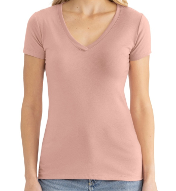 Dyer Lake - Loon Lake Design V Neck Woman's T-Shirt (Printed) - More Colors Available - Image 2